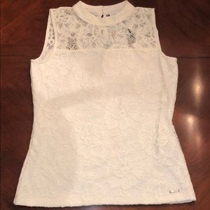 Calvin Klein Lace sleeveless top